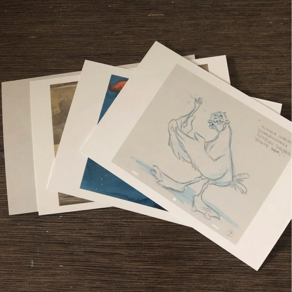 Disney Princess Movie Postcards: The Little Mermaid 4 pack